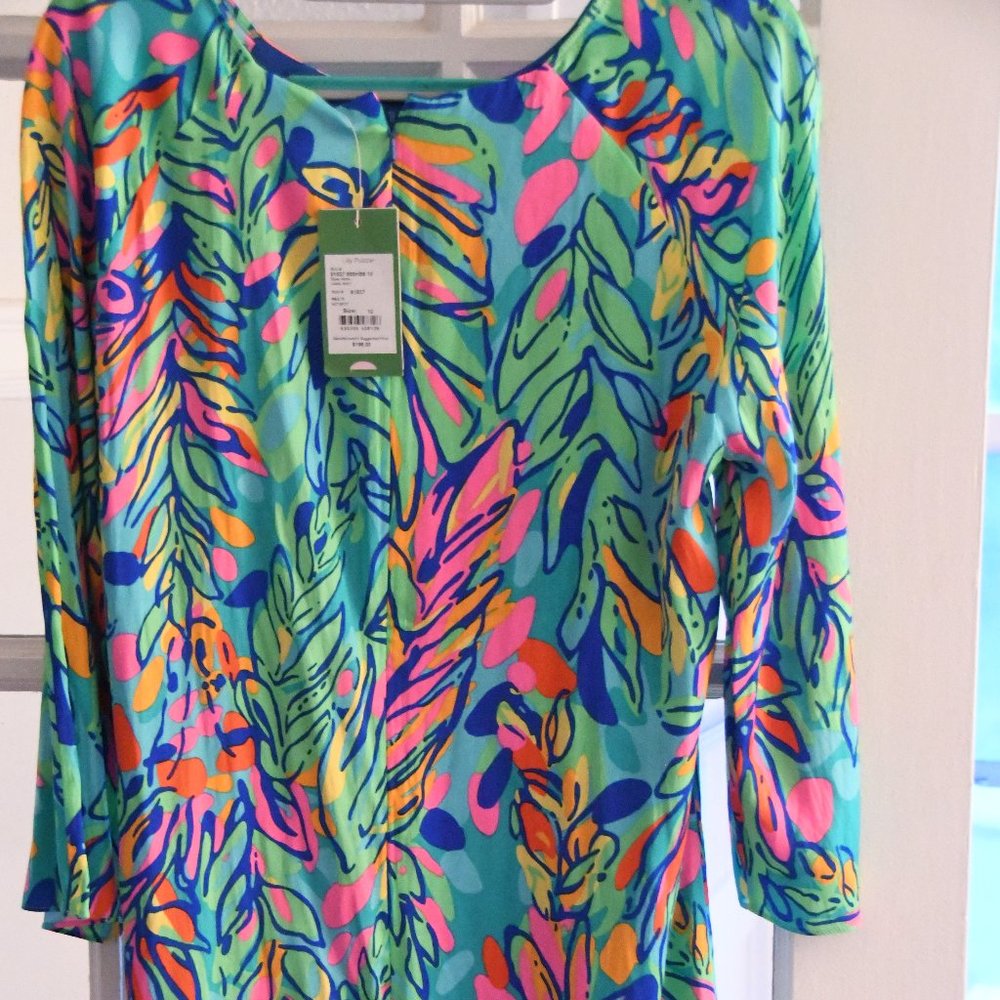 NEW Lilly Pulitzer Carol Shift Dress, Size 10